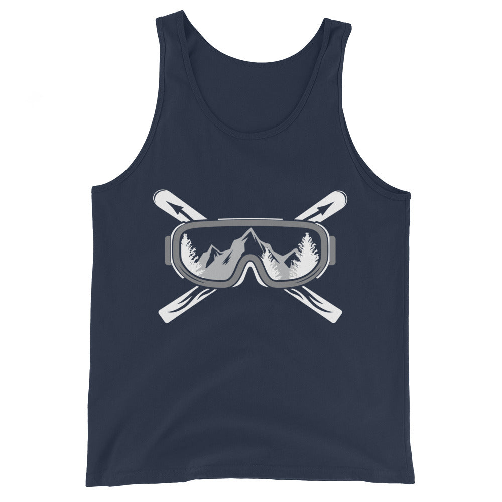 Berge Skier - Herren Tanktop klettern ski xxx yyy zzz Navy