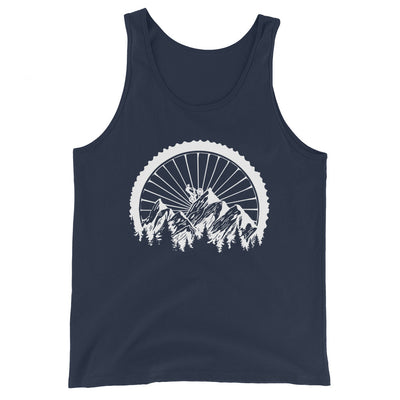 Mountainbike Geometrisch - (M) - Herren Tanktop xxx yyy zzz Navy