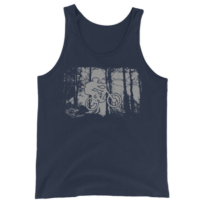 Mountainbiken im Wald - (M) - Herren Tanktop xxx yyy zzz Navy