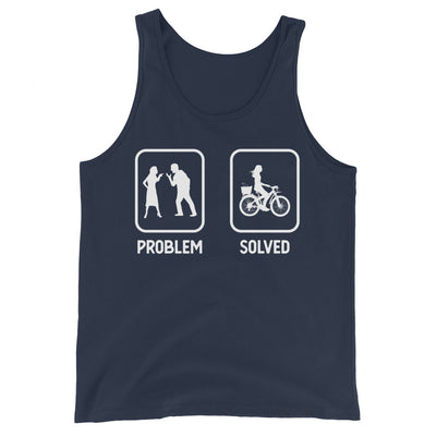 Problem Solved - Frau Radfahren - Herren Tanktop fahrrad xxx yyy zzz Navy