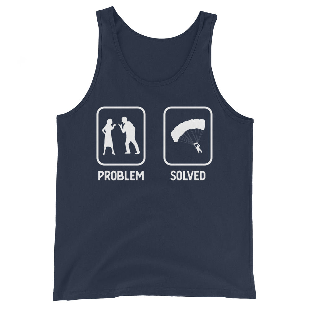 Problem Solved - Paragleiten - Herren Tanktop berge xxx yyy zzz Navy