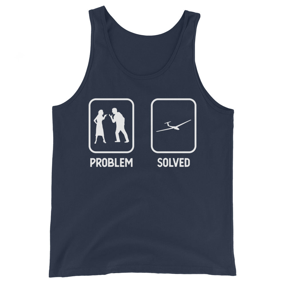 Problem Solved - Segelflugzeug - Herren Tanktop berge xxx yyy zzz Navy