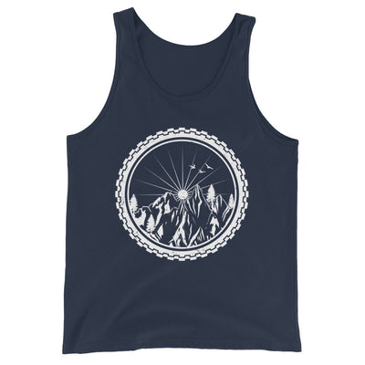 Rad mit Bergen drinnen - Herren Tanktop fahrrad xxx yyy zzz Navy