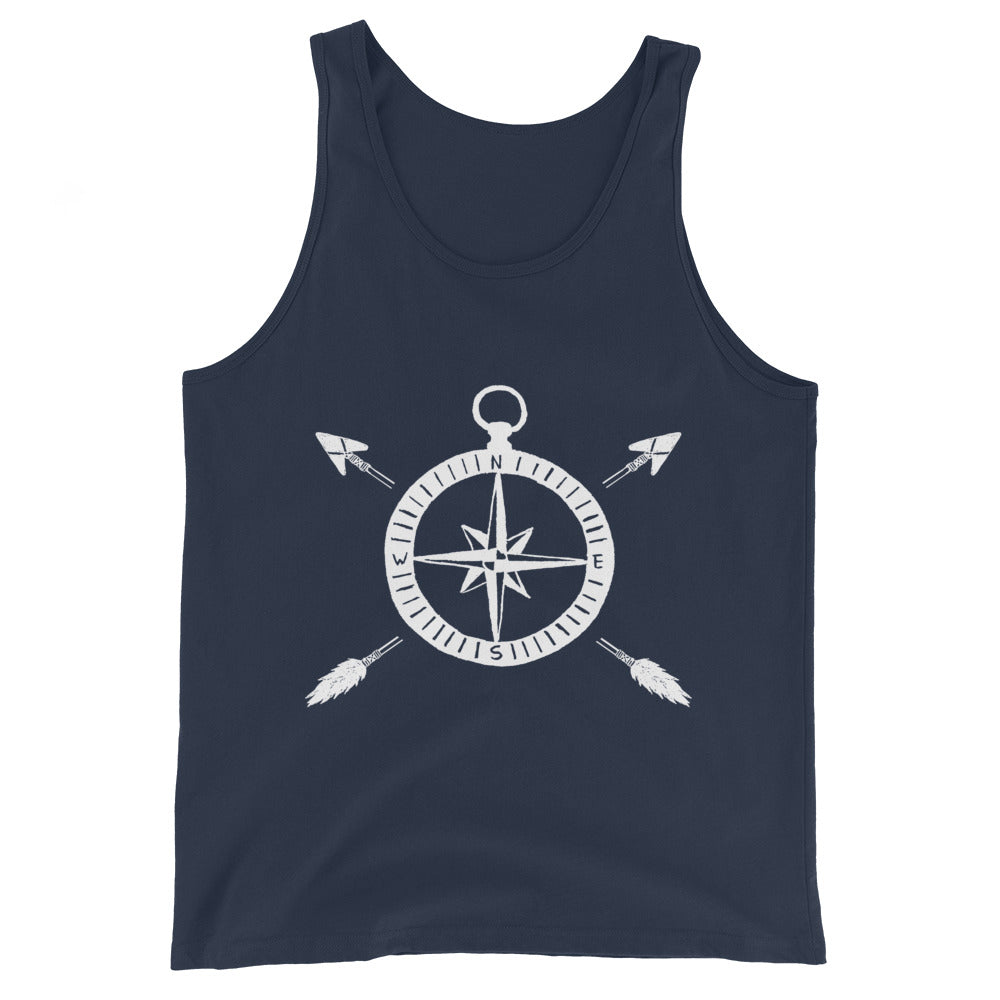 Reisesucht - Herren Tanktop camping wandern xxx yyy zzz Navy