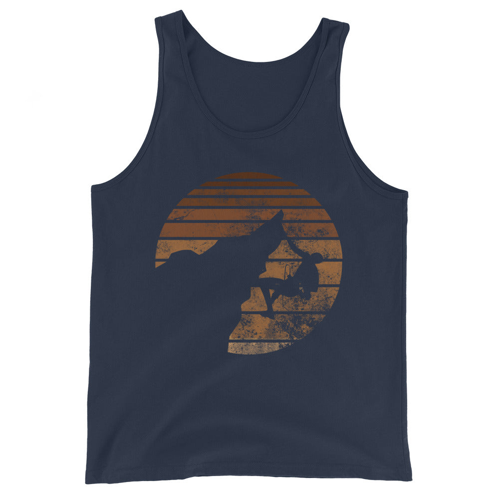 Retro - Klettern - Herren Tanktop klettern xxx yyy zzz Navy