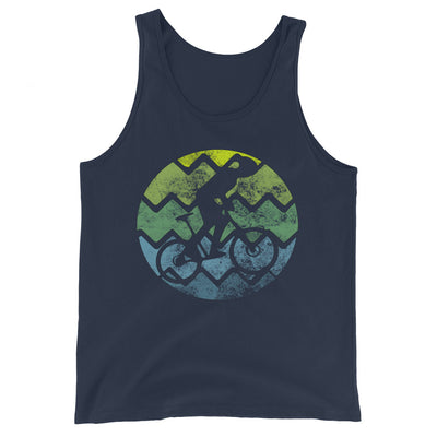 Retro - Radfahren - Herren Tanktop fahrrad xxx yyy zzz Navy