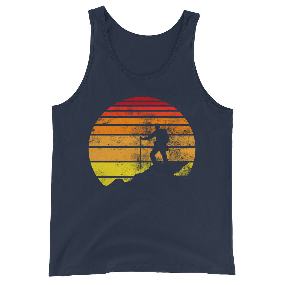 Retro - Wandern - Herren Tanktop wandern xxx yyy zzz Navy