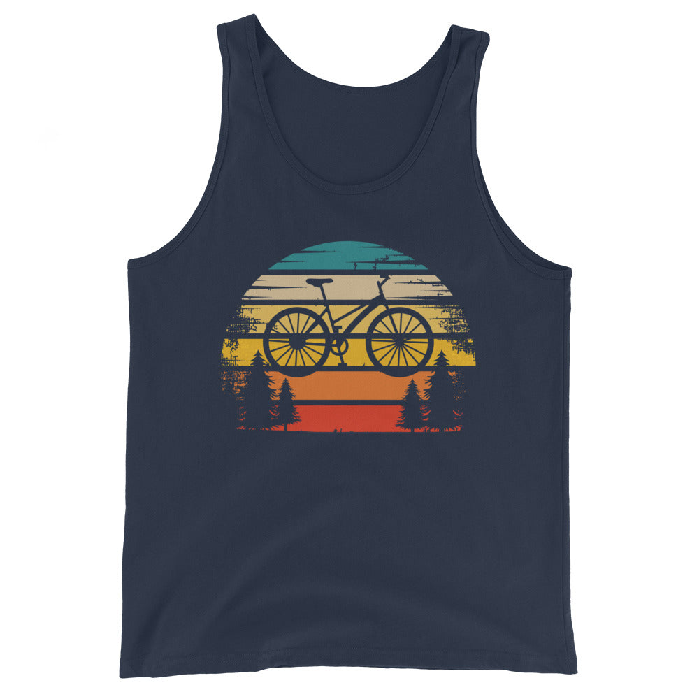 Retro Sonne und Fahrrad - Herren Tanktop fahrrad xxx yyy zzz Navy