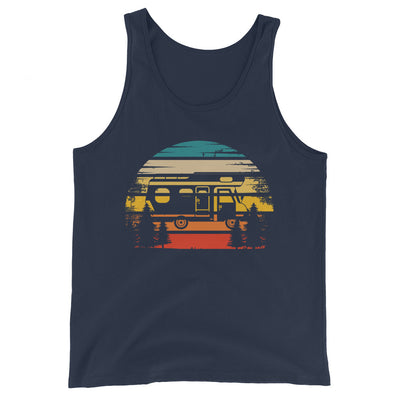 Retro Sonne und Camping - Herren Tanktop camping xxx yyy zzz Navy