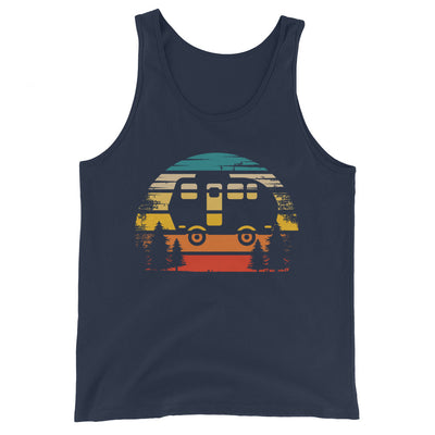 Retro Sonne und Camping - Herren Tanktop camping xxx yyy zzz Navy