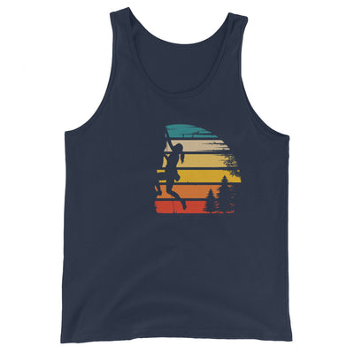 Retro Sonne und Klettern - Herren Tanktop klettern xxx yyy zzz Navy