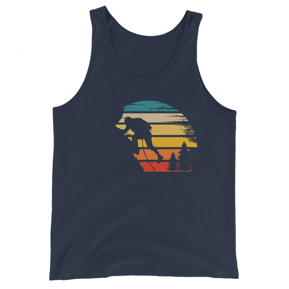 Retro Sonne und Klettern - Herren Tanktop klettern xxx yyy zzz Navy