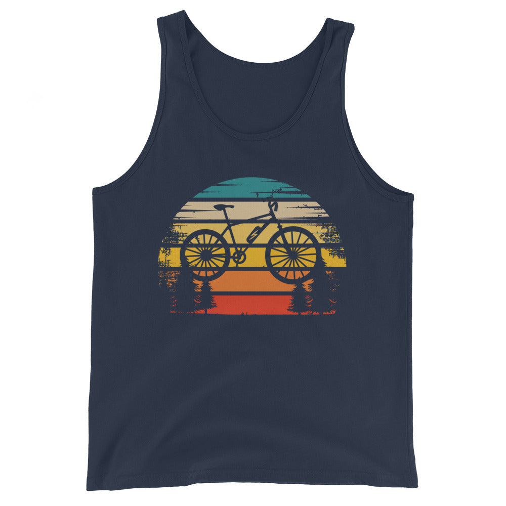 Retro Sonne und Ebike - Herren Tanktop e-bike xxx yyy zzz Navy