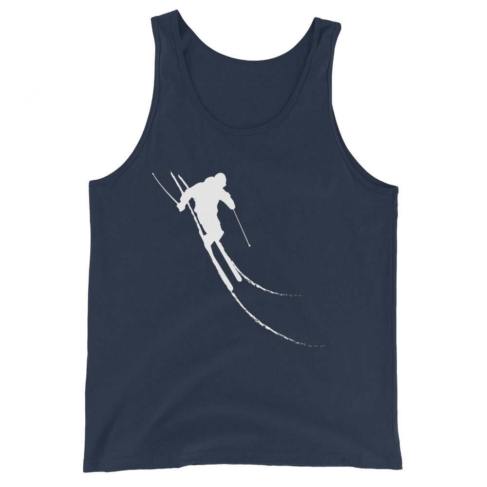 Skifahren - (52) - Herren Tanktop klettern ski xxx yyy zzz Navy