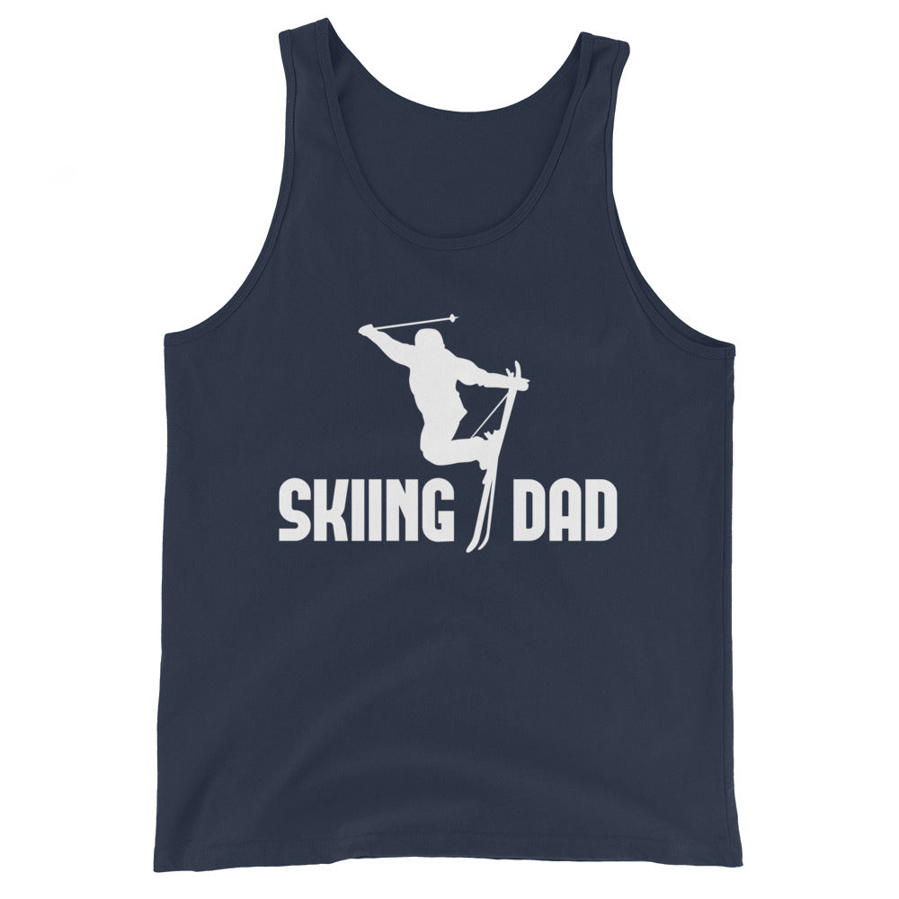 Skifahren Dad - Herren Tanktop klettern ski xxx yyy zzz Navy