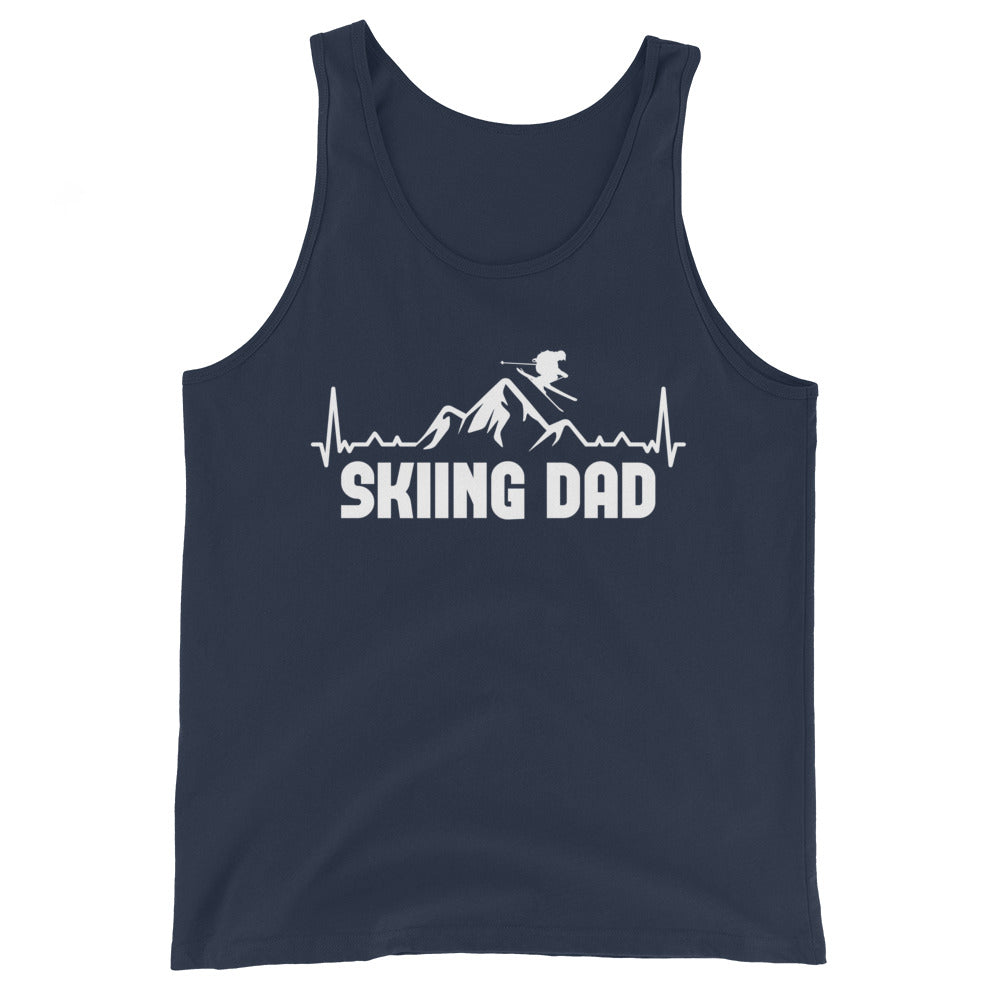 Skifahren Dad 1 - Herren Tanktop klettern ski xxx yyy zzz Navy