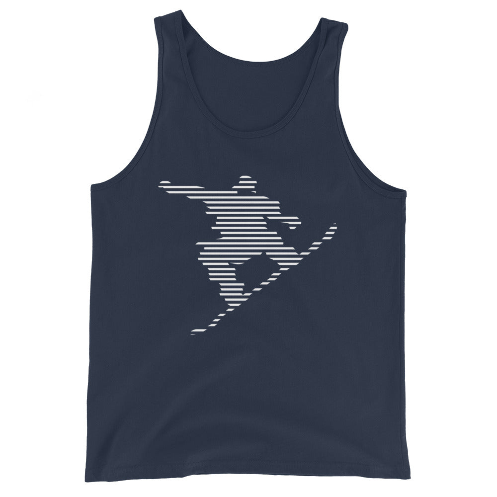 Snowboarding - Herren Tanktop snowboarden xxx yyy zzz Navy