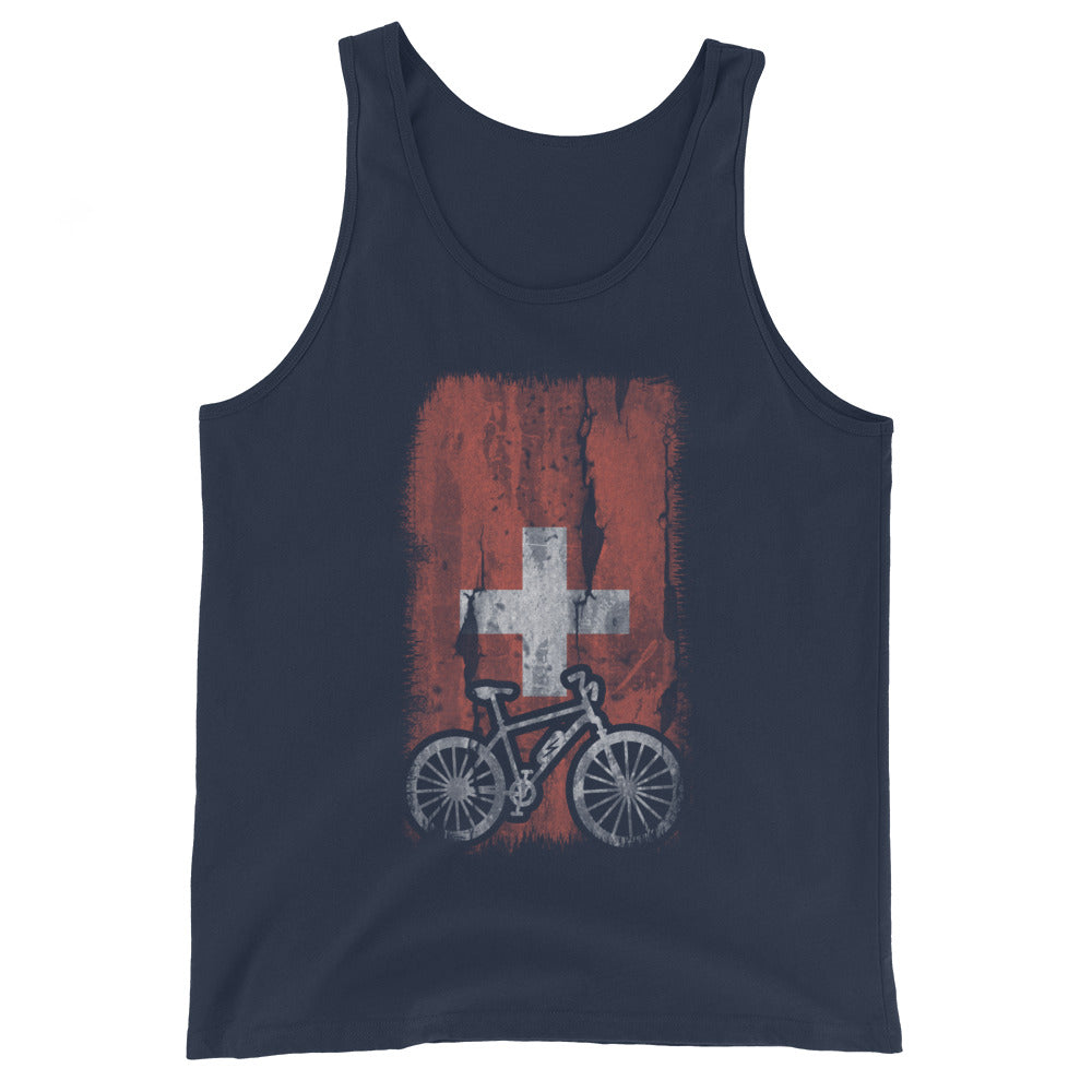 Schweizer Flagge und Ebike - Herren Tanktop e-bike xxx yyy zzz Navy