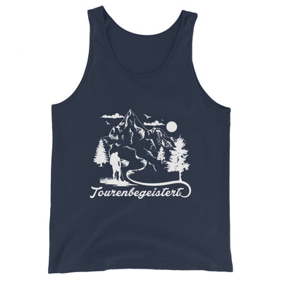 Tourenbegeistert - Herren Tanktop wandern xxx yyy zzz Navy