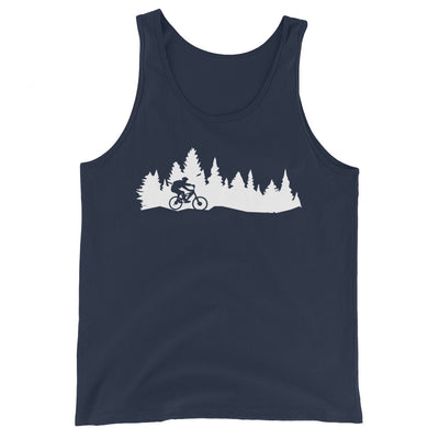 Bäume - Mountainbiking - (M) - Herren Tanktop xxx yyy zzz Navy