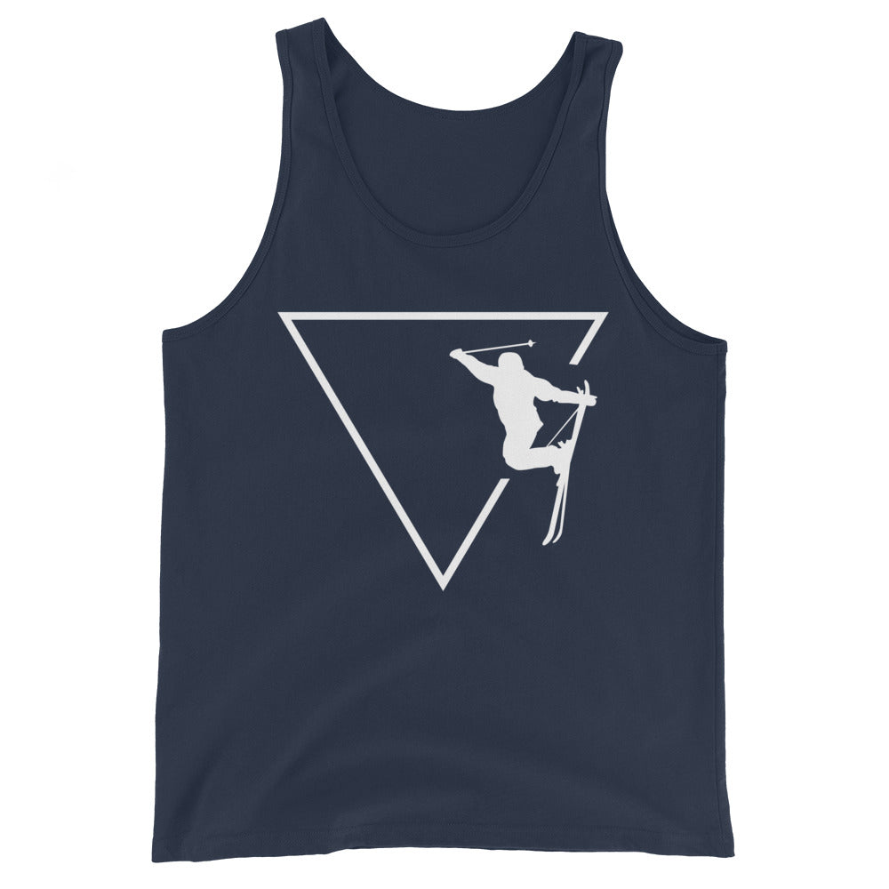 Dreieck 1 und Skifahren - Herren Tanktop klettern ski xxx yyy zzz Navy