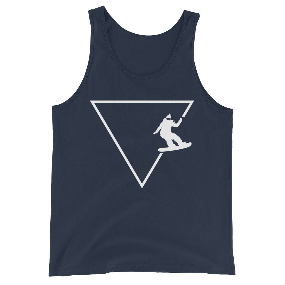 Dreieck 1 und Snowboarding - Herren Tanktop snowboarden xxx yyy zzz Navy