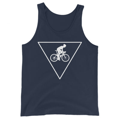 Dreieck und Radfahren - Herren Tanktop fahrrad xxx yyy zzz Navy