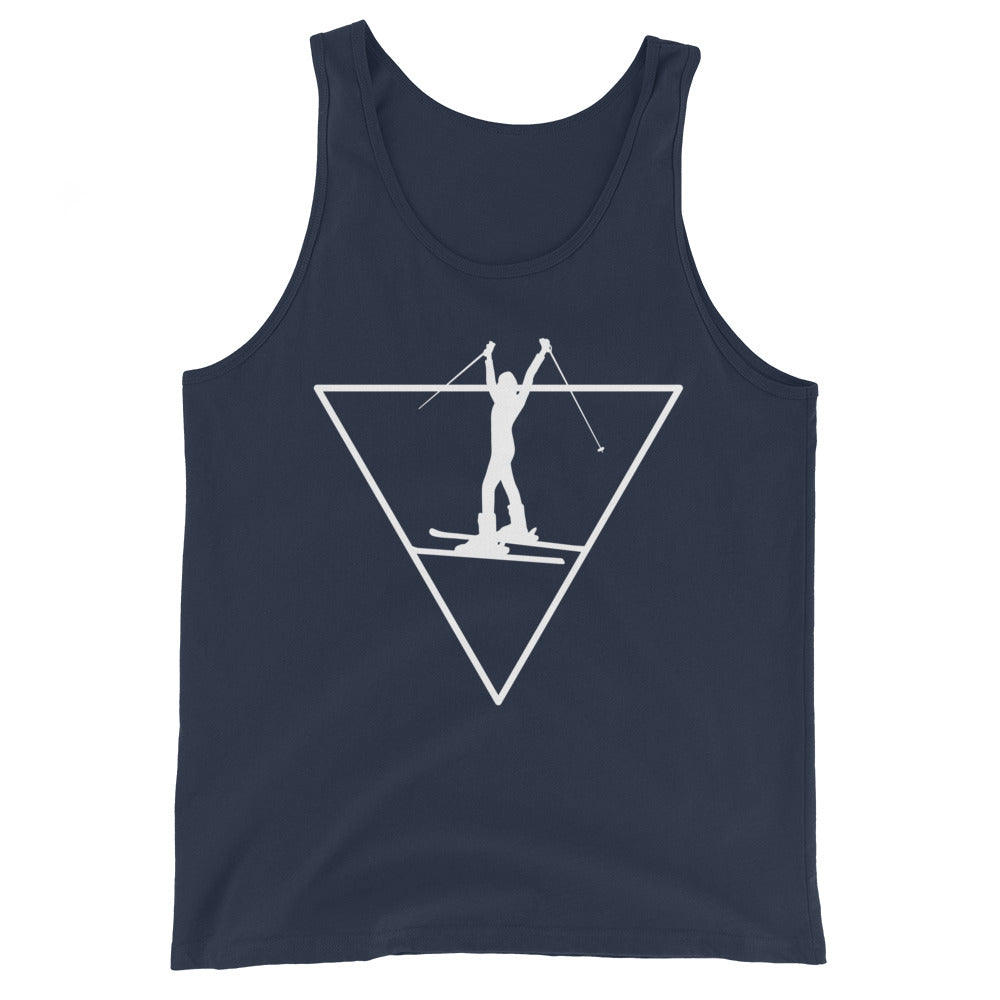 Dreieck und Skifahren - Herren Tanktop klettern ski xxx yyy zzz Navy