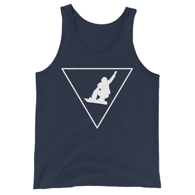 Dreieck_und_Snowboarding_-_(SN)_ - Men’s Staple Tank Top | Bella + Canvas 3480 xxx yyy zzz Navy