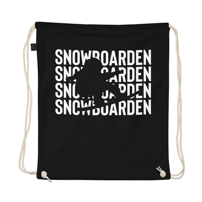 Snowboarden - Organic Turnbeutel snowboarden