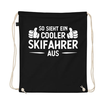 So Sieht Ein Cooler Skifahrer Aus - Organic Turnbeutel ski