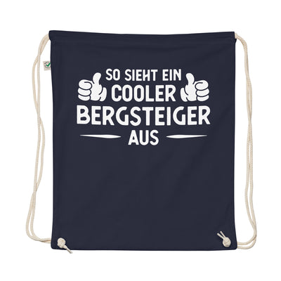 So Sieht Ein Cooler Bergsteiger Aus - Organic Turnbeutel klettern