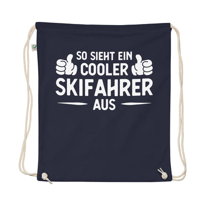 So Sieht Ein Cooler Skifahrer Aus - Organic Turnbeutel ski