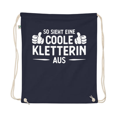 So Sieht Eine Coole Kletterin Aus - Organic Turnbeutel klettern