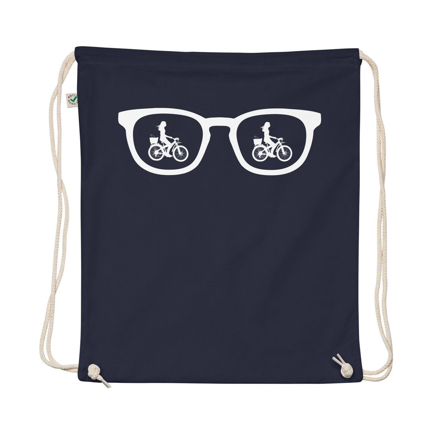 Sunglasses And Cycling 2 - Organic Turnbeutel fahrrad