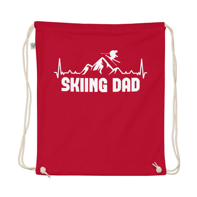 Skiing Dad 1 - Organic Turnbeutel ski