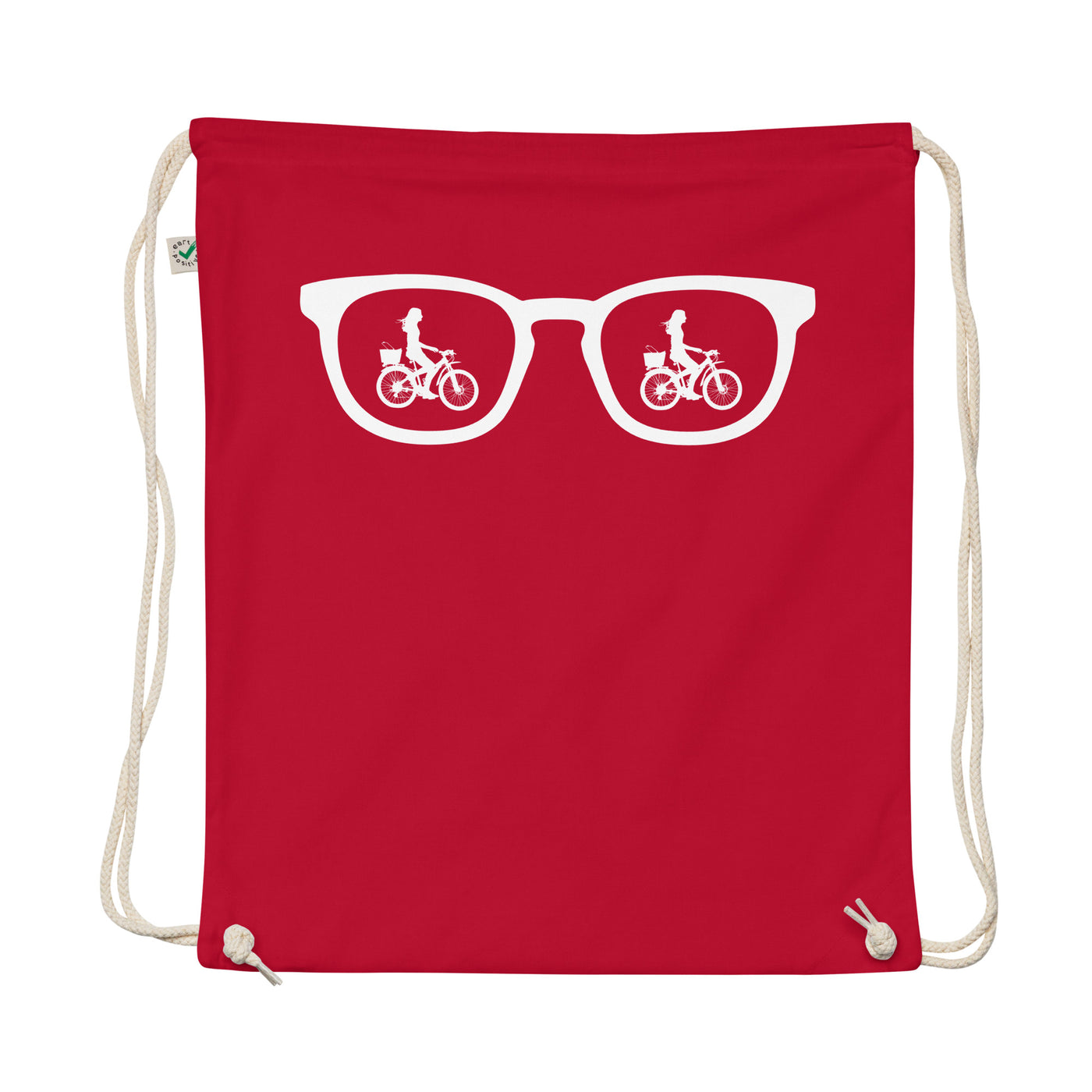 Sunglasses And Cycling 2 - Organic Turnbeutel fahrrad