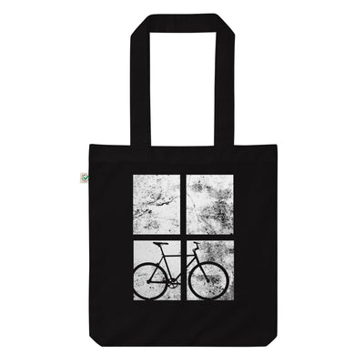4 Rechtecke - Radfahren - Organic Einkaufstasche fahrrad
