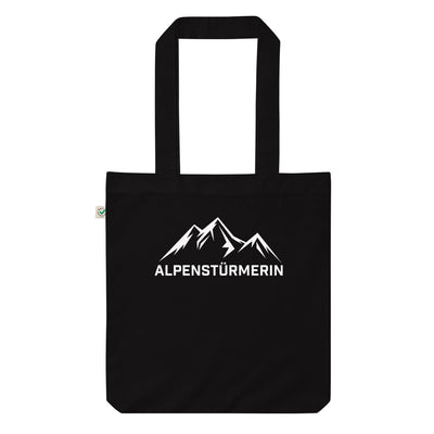 Alpenstürmerin - Organic Einkaufstasche berge wandern