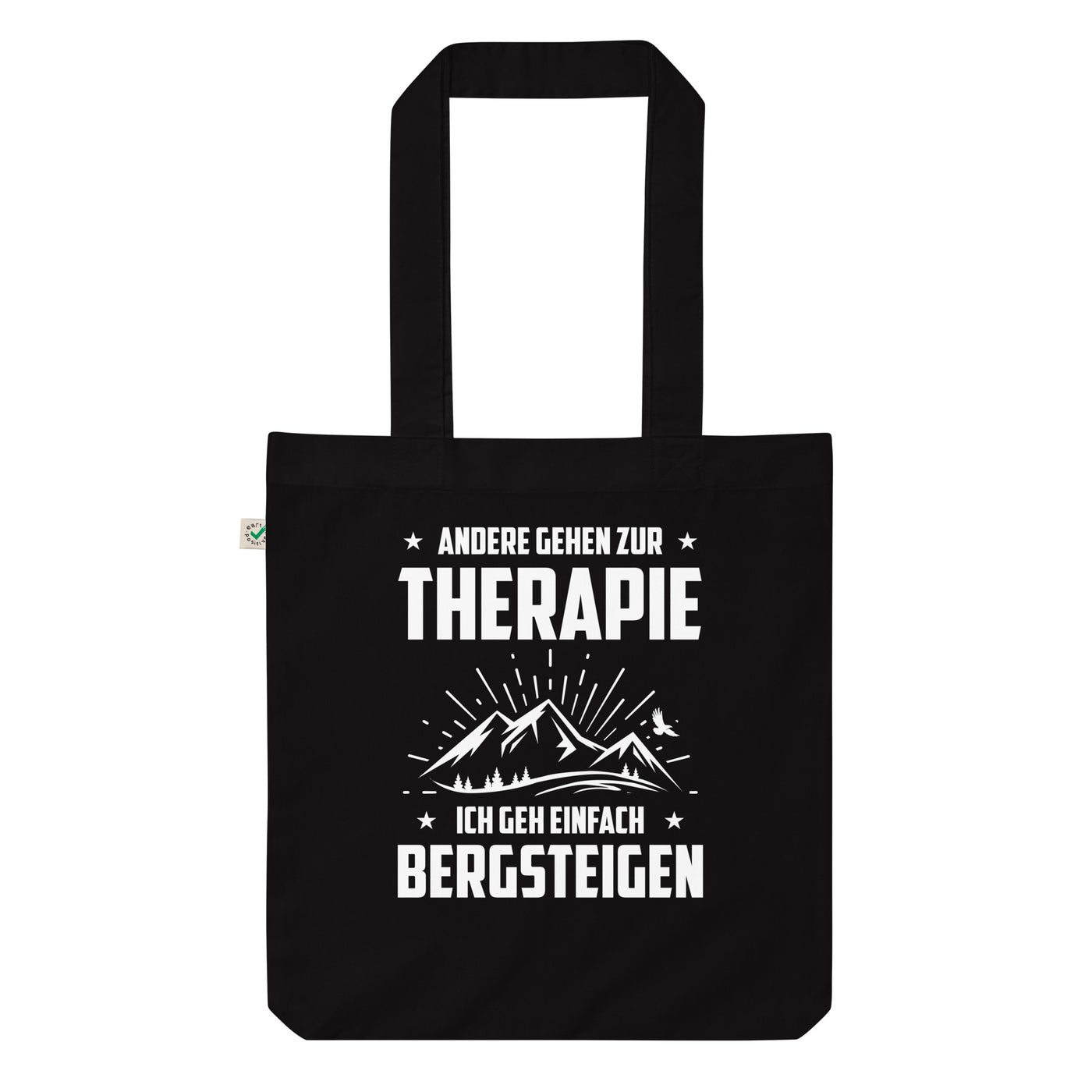 Andere Gehen Zur Therapie Ich Gen Einfach Bergsteigen - Organic Einkaufstasche berge