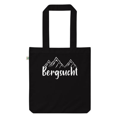 Bergsucht - Organic Einkaufstasche berge klettern