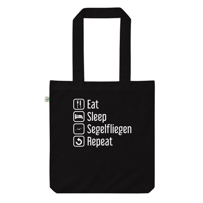 Eat Sleep Segelfliegen Repeat - Organic Einkaufstasche berge