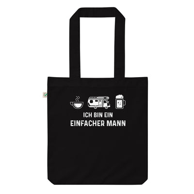 Ich Bin Ein Einfacher Mann - Organic Einkaufstasche camping