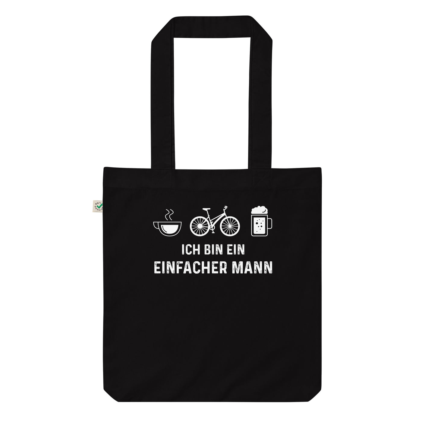 Ich Bin Ein Einfacher Mann - Organic Einkaufstasche fahrrad