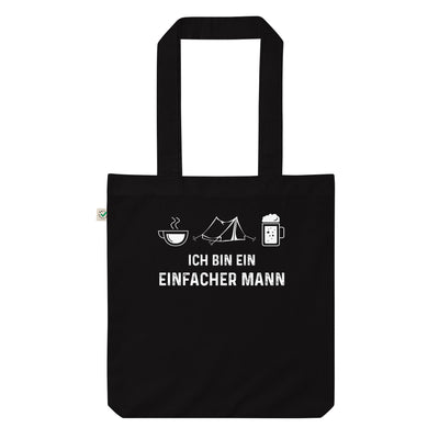 Ich Bin Ein Einfacher Mann 1 - Organic Einkaufstasche camping