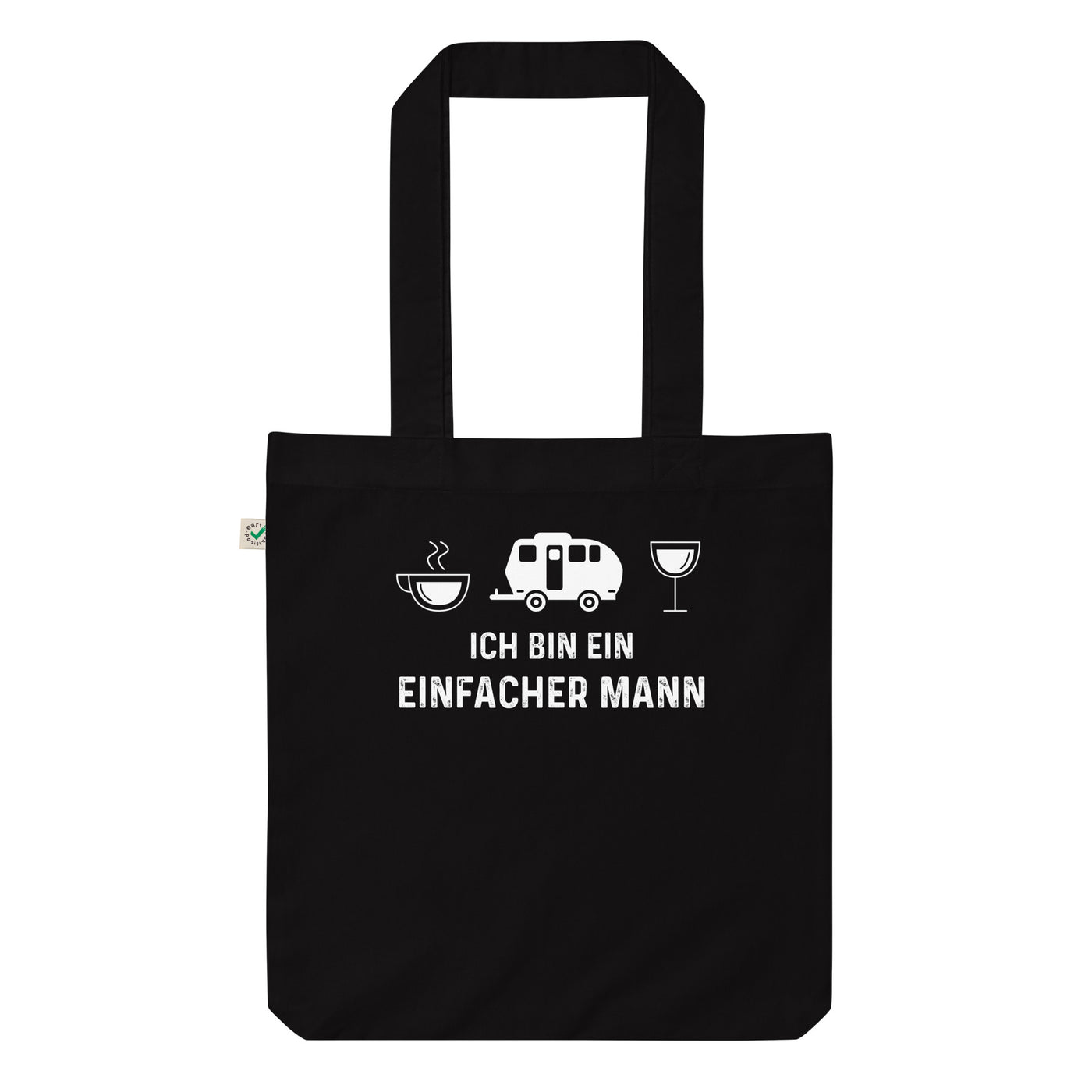 Ich Bin Ein Einfacher Mann 2 - Organic Einkaufstasche camping