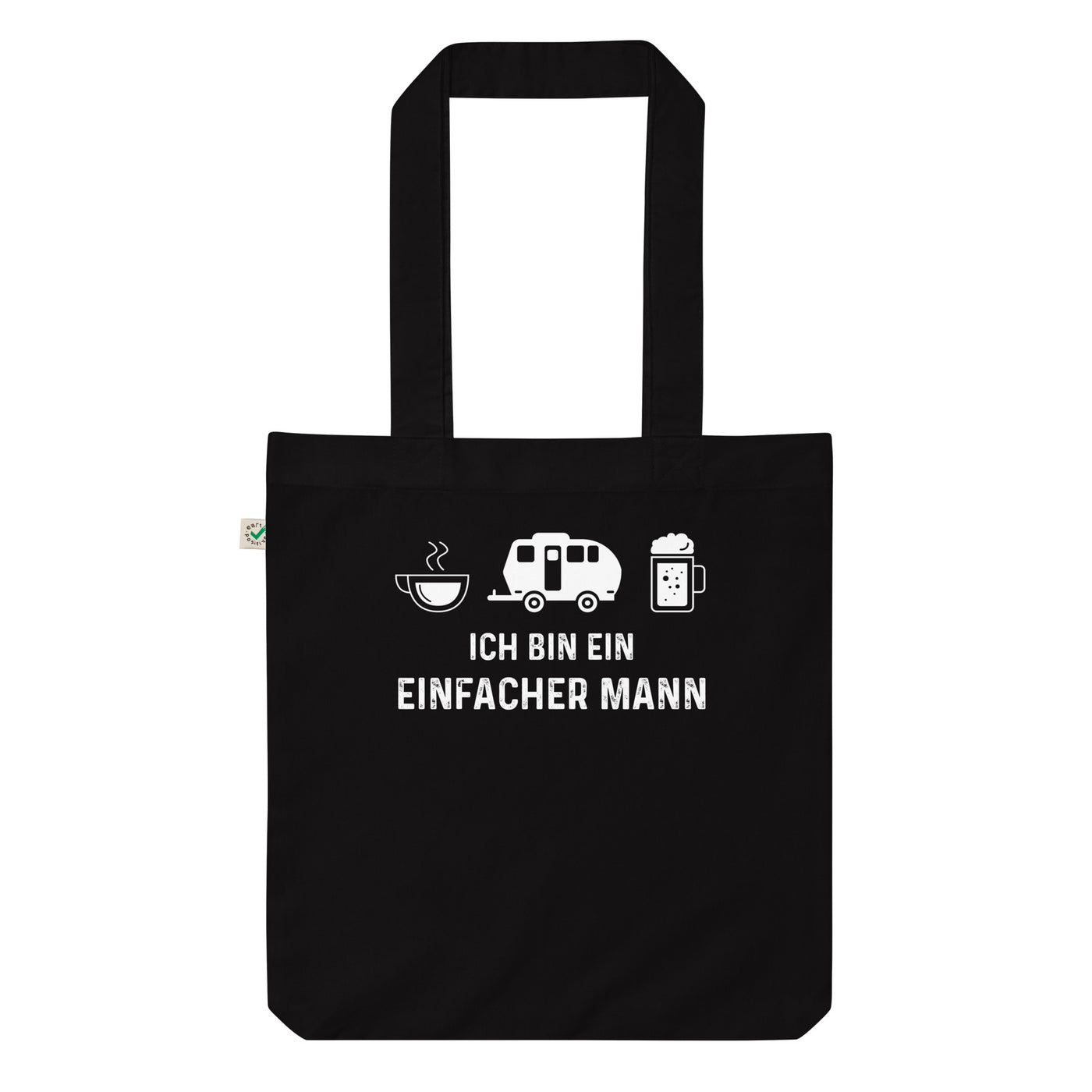 Ich Bin Ein Einfacher Mann 2 - Organic Einkaufstasche camping