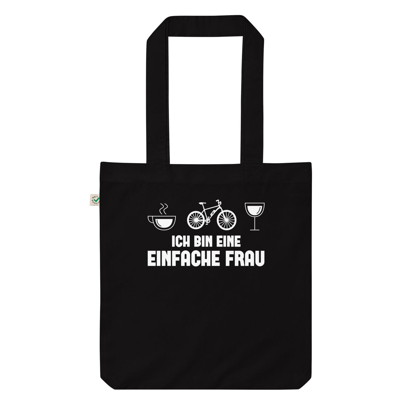 Ich Bin Eine Einfache Frau - Organic Einkaufstasche e-bike Default Title