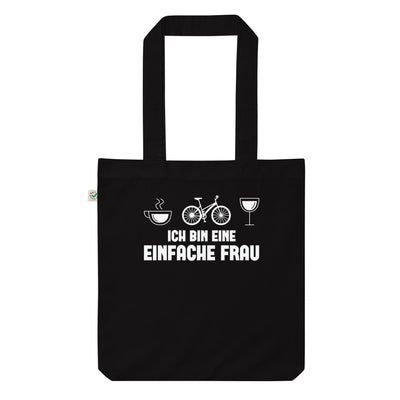 Ich Bin Eine Einfache Frau - Organic Einkaufstasche fahrrad