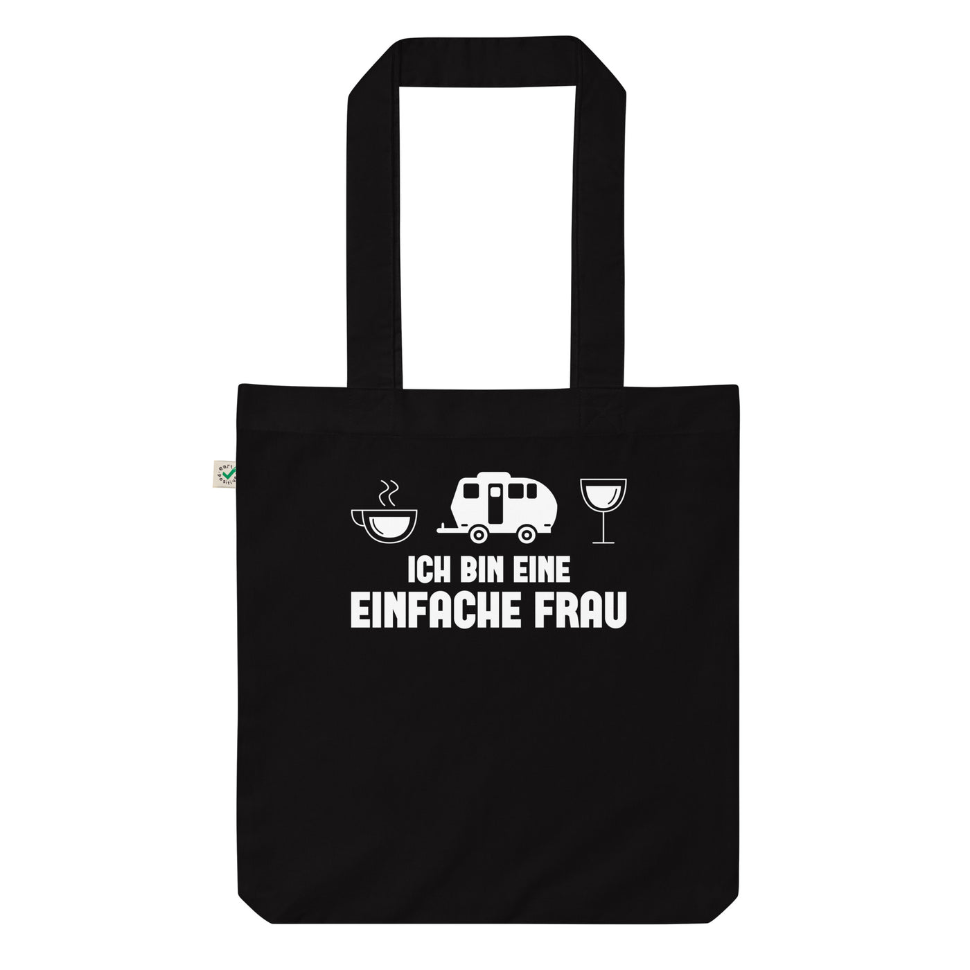 Ich Bin Eine Einfache Frau 2 - Organic Einkaufstasche camping